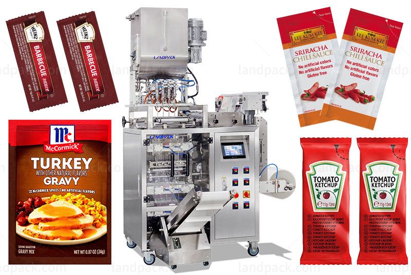 Automatic 4 Multi-Lane Sachet Packing Machine Paste Packaging Machine