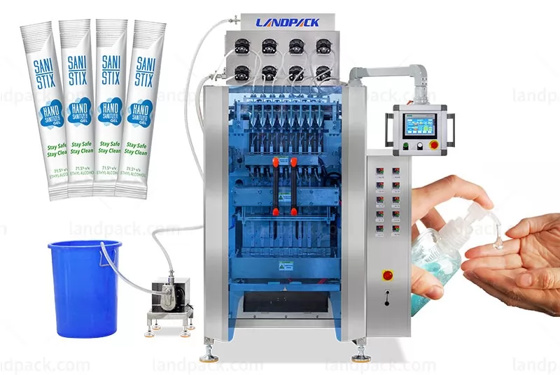 High Speed Hand Sanitizer Multi Lanes Stick Packaging Machine