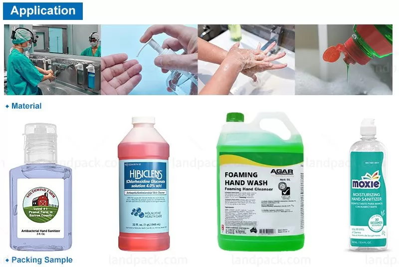 hand sanitizer gel filling machine