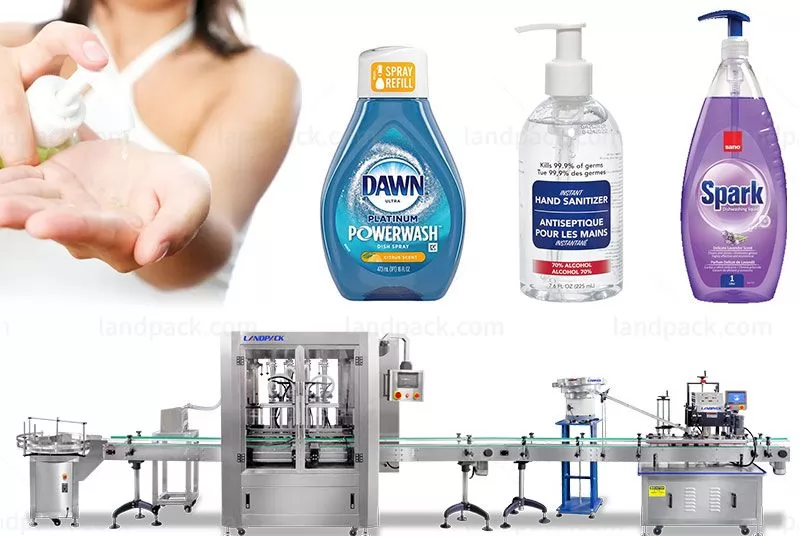 Full Automatic Hand Sanitizer Bottle Filling Machine