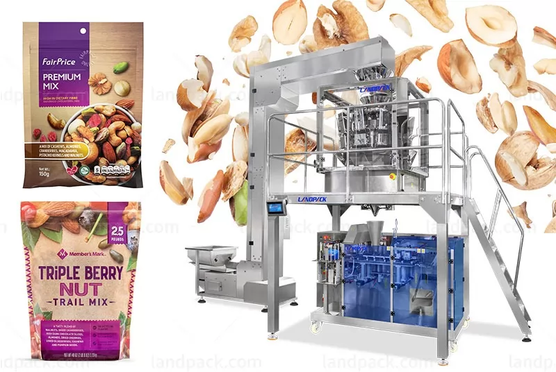 Automatic Beans Nuts Peanut Granule Stand Up Pouch Doypack Packing Machine
