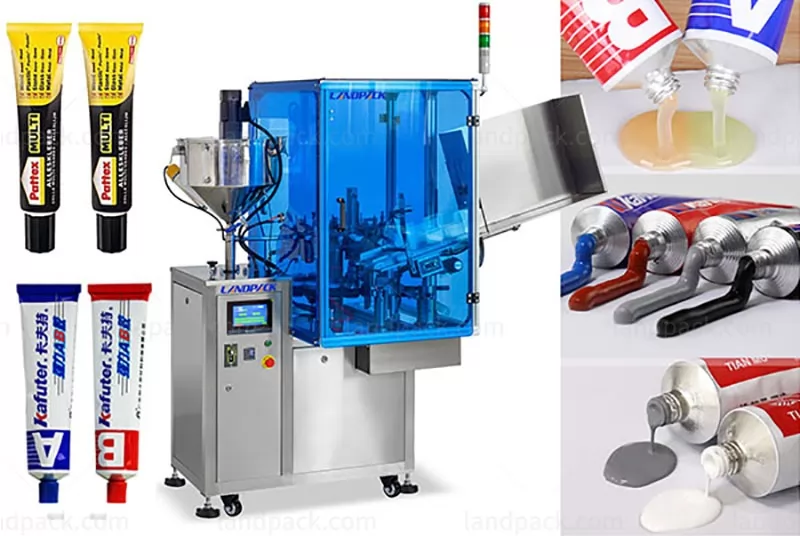Automatic Aluminium Tube Filling And Sealing Machine With Dust Cover