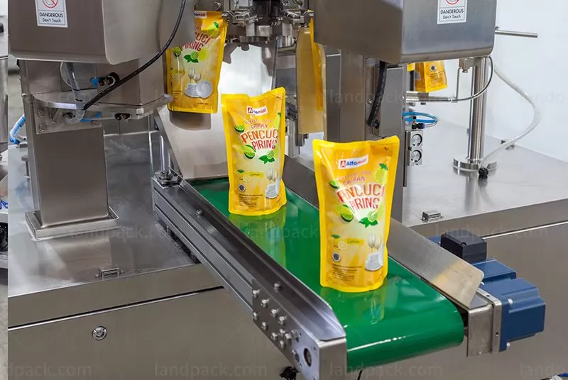 stand up pouch filling and sealing machine