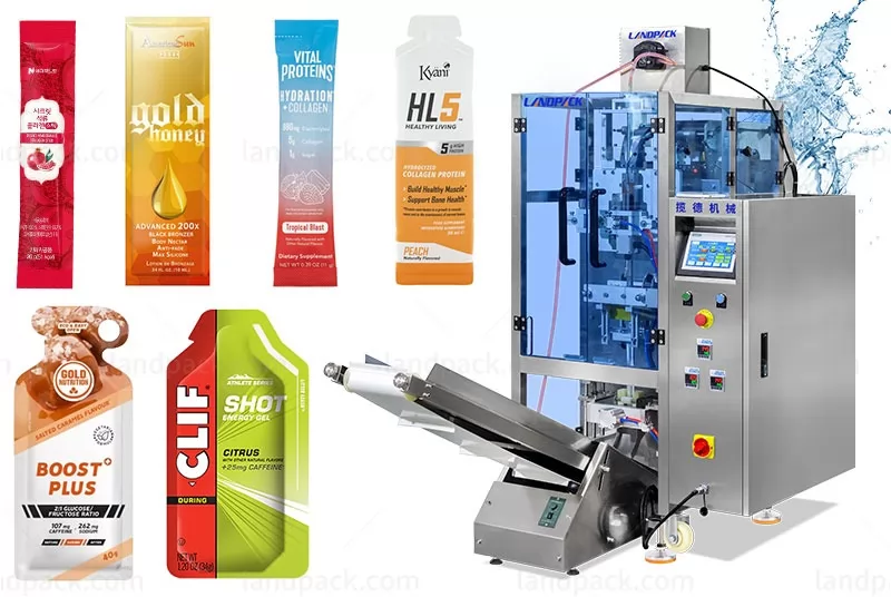 Single Lane Stick Packing Machine With From Filling Making Bags Sealing Coding Function