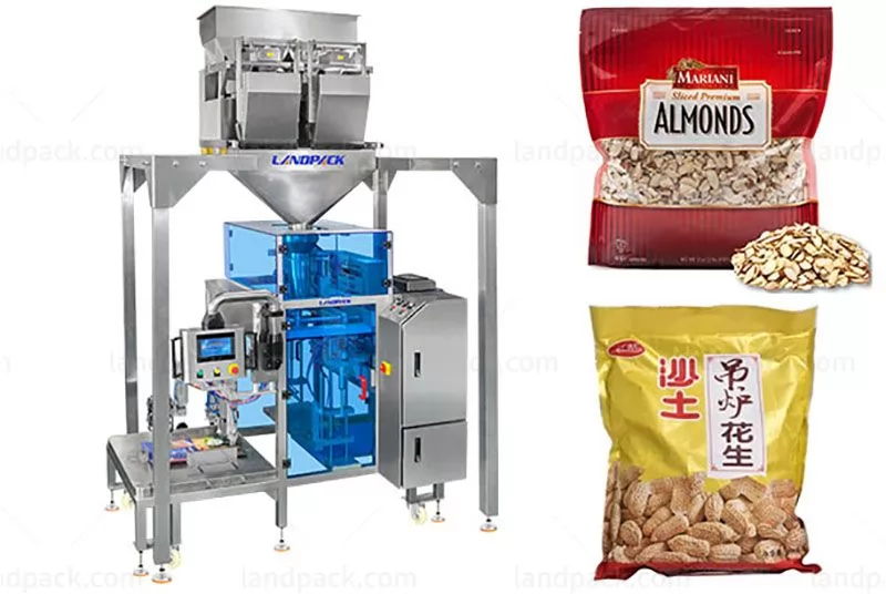 Mini Doypack Premade Pouch 5-15kg Nuts Cashew Packing Machine