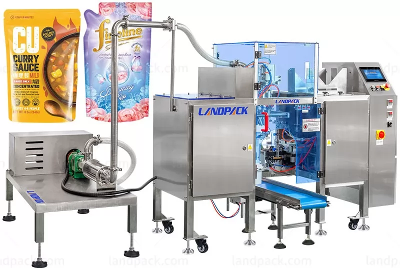 Economic Liquid Premade Stand Up Pouch Doypack Filling Sealing Machine