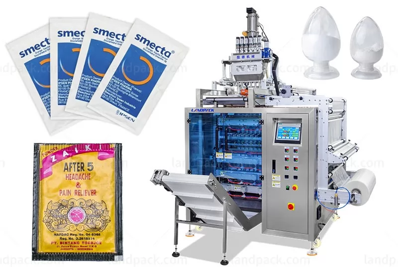 High Accuracy Medical/ Chemical Powder Multi Track Packing Machine