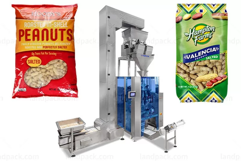 Automatic Nut Cashew Vertical Packaging Machine With Linear Weigher