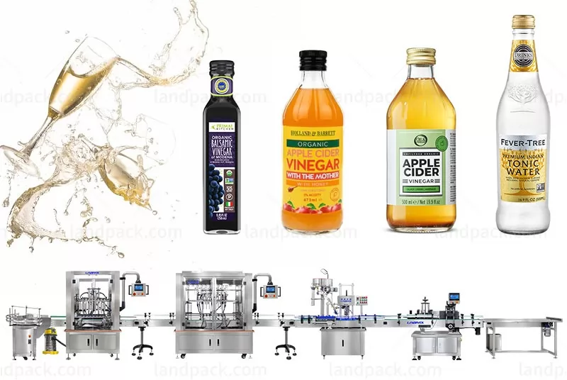 Liquid Health Wine Bottle Filling And Capping Labeling Machine