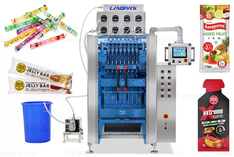 Automatic Multi-Lane Stick Packing Machine For Jelly