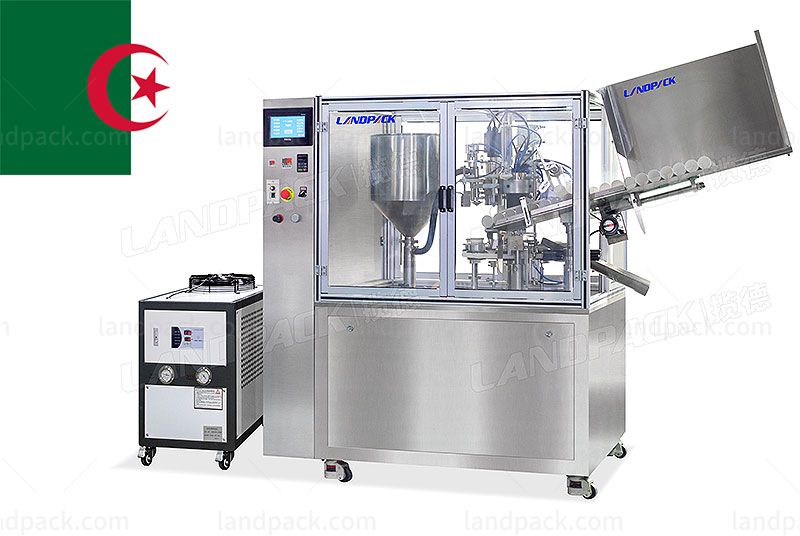 Tube Filling&Sealing Machine For Henna Paste And Toothpaste For Algeria Customer