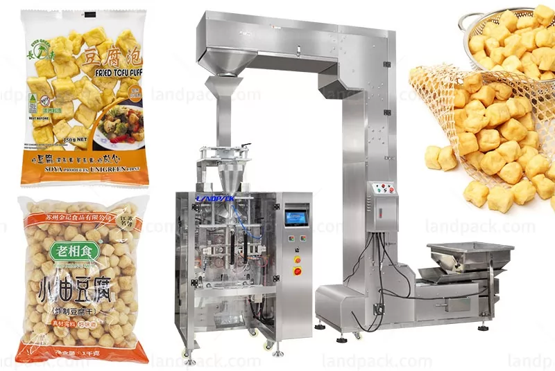 Automatic Frozen Food Tofu Puff Multihead Weigher Packing Machine