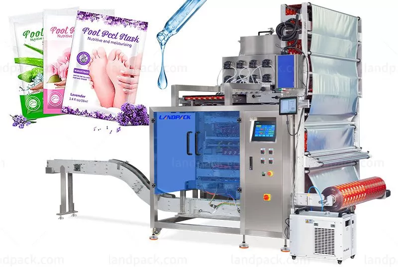 High Speed 8 Lanes Liquid Lotion Cream Sachet Counting Packaging Machine