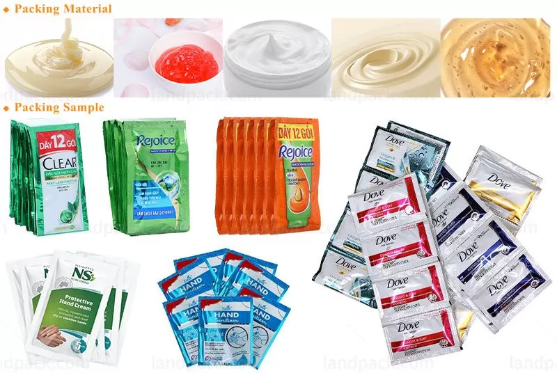 shampoo sachet packing machine