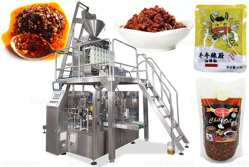 Automatic Pickle Kimchi Sauerkraut Rotary Doypack Packing Machine