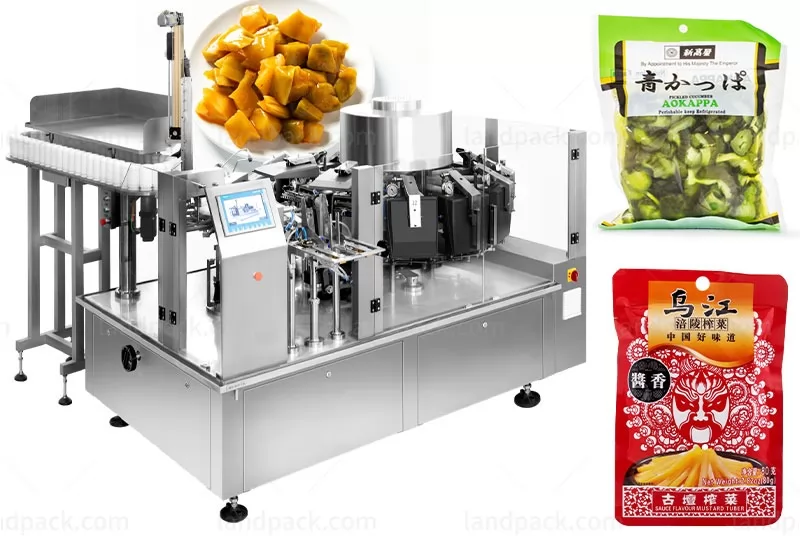 High Efficiency Vacuum Pickle Kimchi Premade Pouch Packing Machine