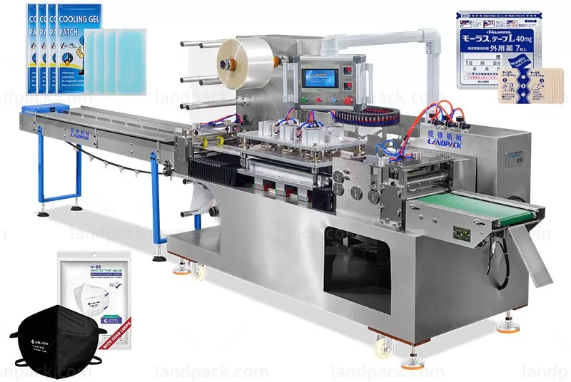 High Speed Face Mask Medicine Patch Four-Side Sealing Packaging Machine