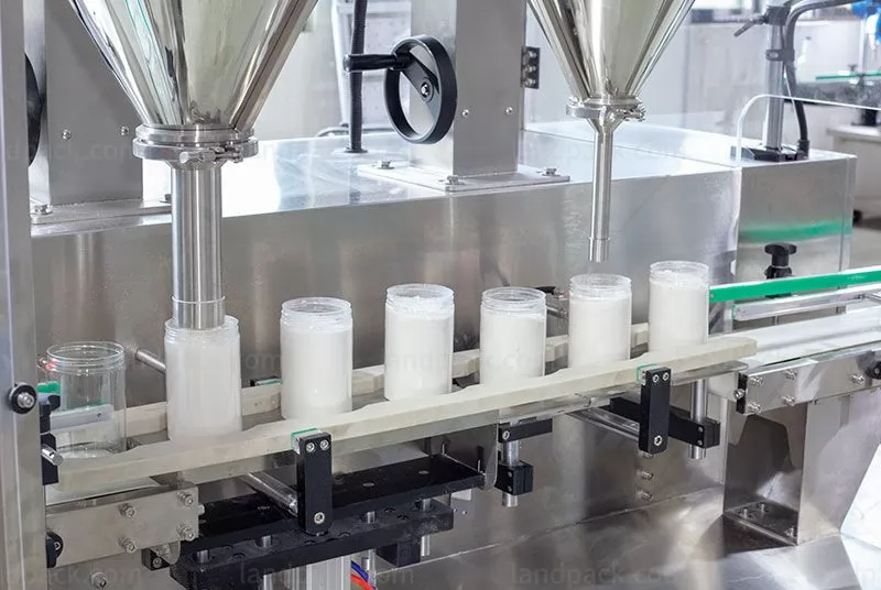 automatic powder bottle filling machine