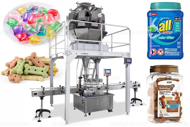 Automatic Laundry Pods Granule Product Packing Packaging Machine