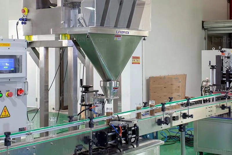 bottle filling and labeling machine