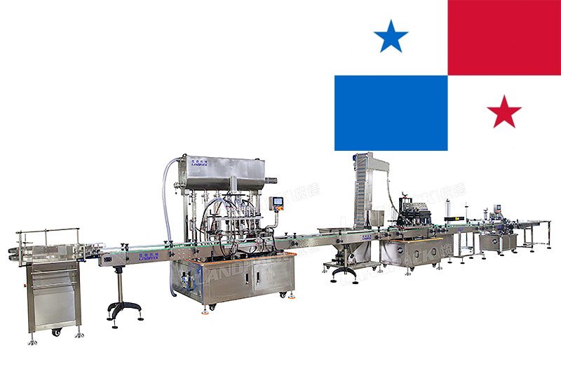 Automatic Filling Machine Line To Fill And Pack Pet Juice With Bottles For Panama Customer