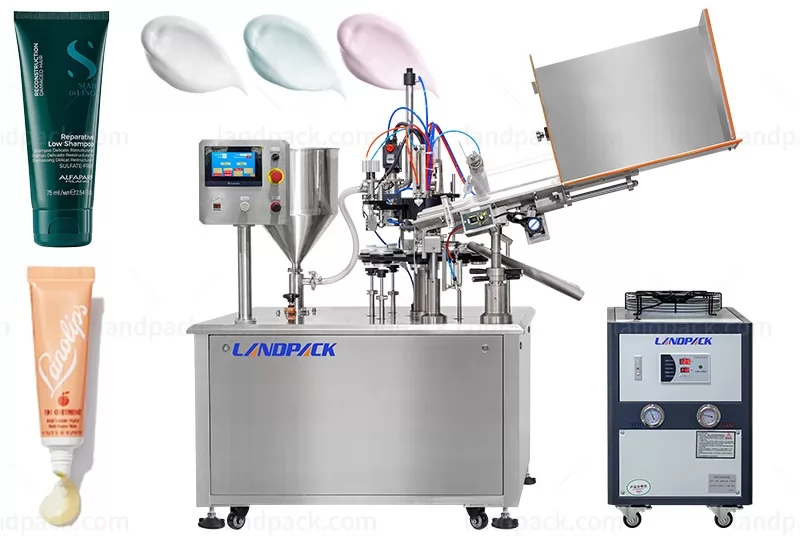 Automatic Plastic Tube Filling And Sealing Machine Cosmetic Hand Cream Tube Packing Machine