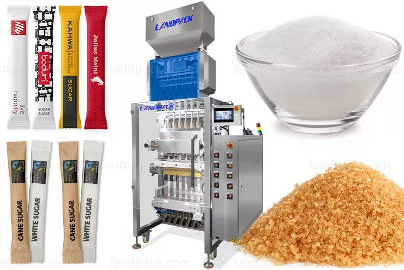 High Speed Multi Lane Fine Granule Sugar Salt Stick Filling Sealing Machine