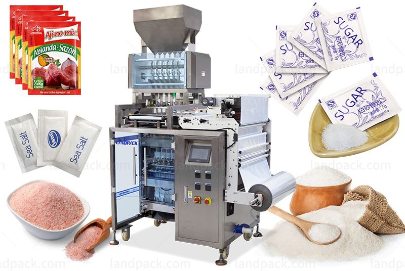 Automatic Multi Track Fine Granule 3/4 Sided Sealing Sachet Filling Machine