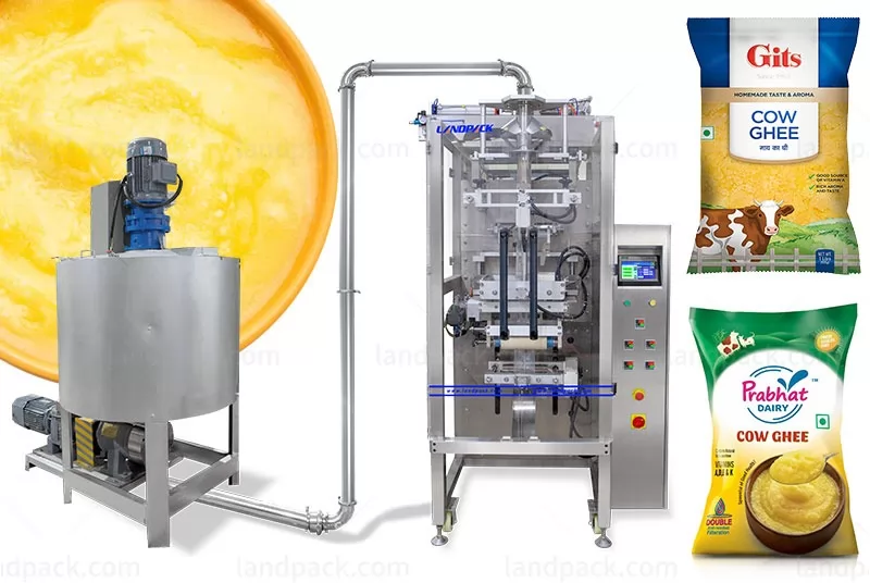 Automatic Ghee Pouch Vertical Form Filling Sealing Packing Machine