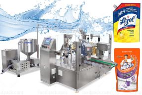 Automatic Chemical Rotary Spout Bag Doypack Filling Sealing Machine