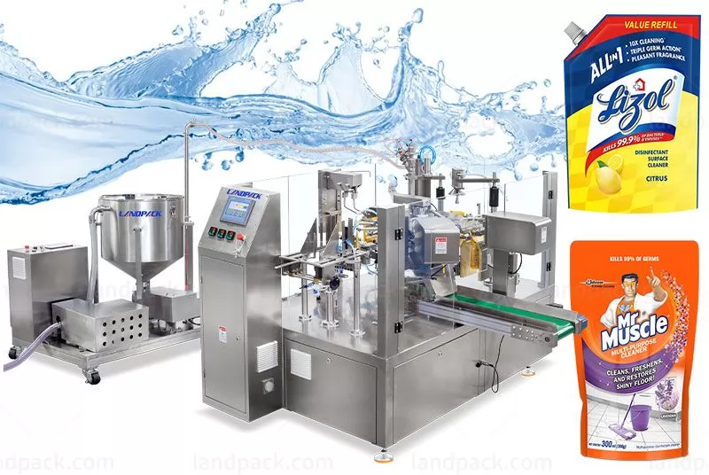 Automatic Chemical Rotary Spout Bag Doypack Filling Sealing Machine