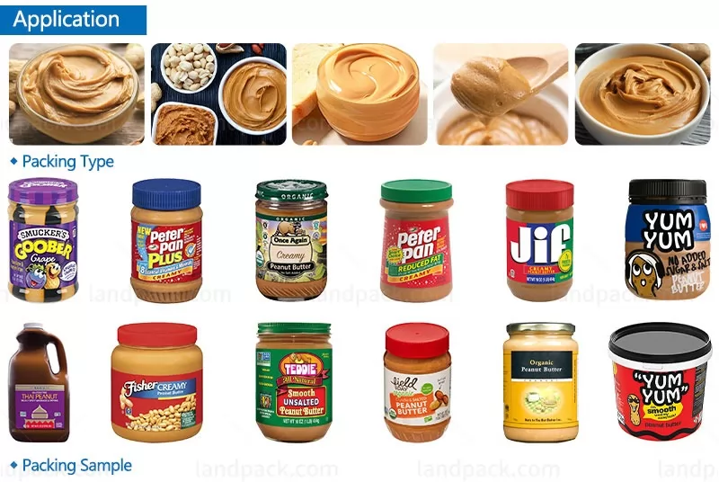 peanut butter packaging machine