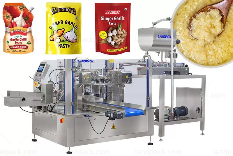 ginger garlic paste packing machine price