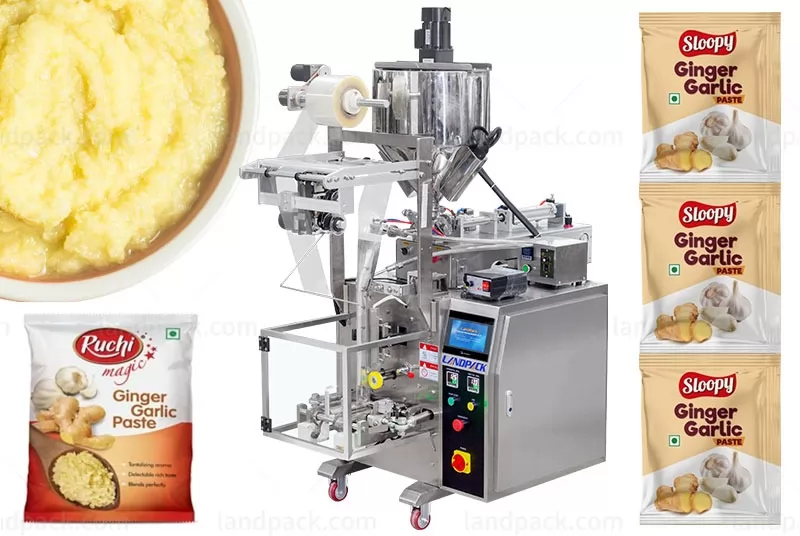 Automatic Garlic Paste Sachet Vertical Form Fill Seal Packaging Machine