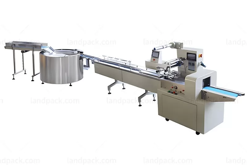 Automation Corn Bar Snack Stick Packaging Machine With Turntable Feeding System