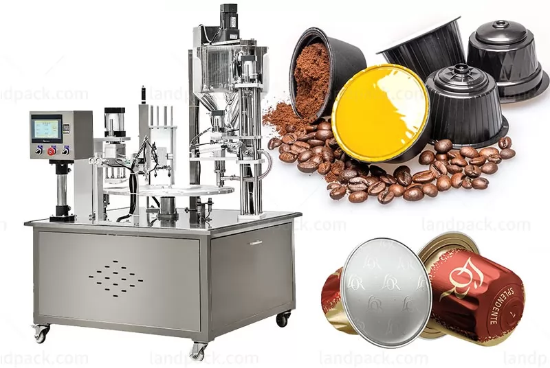 High Speed Espresso Coffee Powder Capsule Filling Sealing Machine
