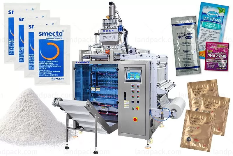 Automatic Multi Lane Sachet Pharma Powder Packing Machine