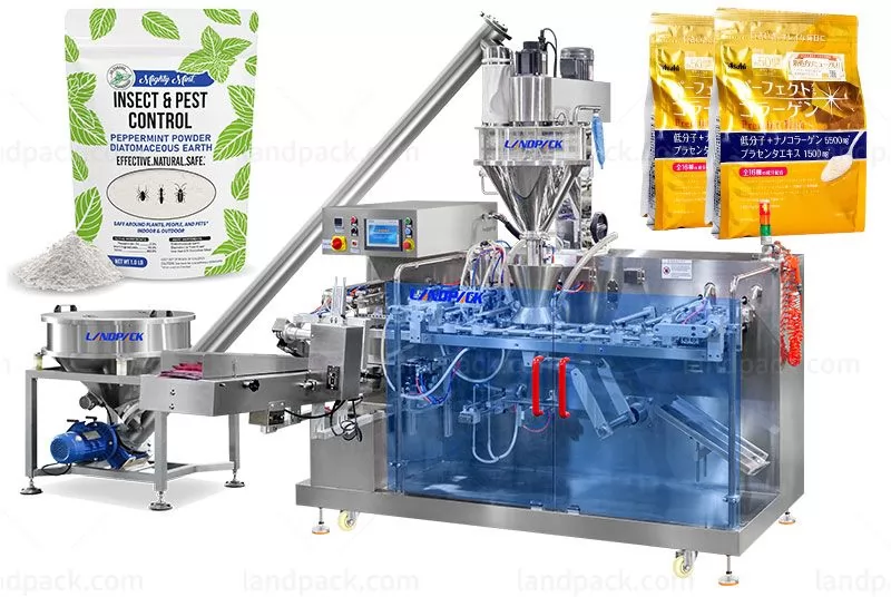 Auto Horizontal Pharma Powder Premade Zipper Bag Doypack Packaging Machine