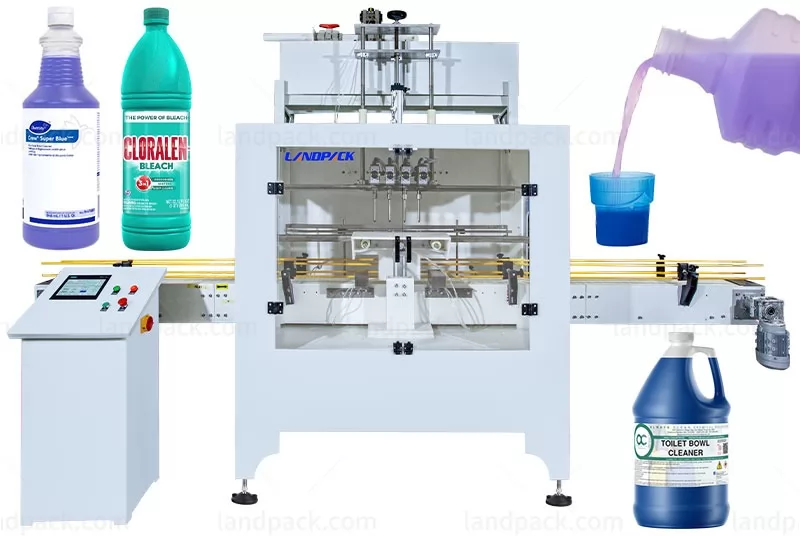 Automatic Plastic Bottle Anti-corrosion Hcl Acid Chemical Corrosive Liquid Filling Machine