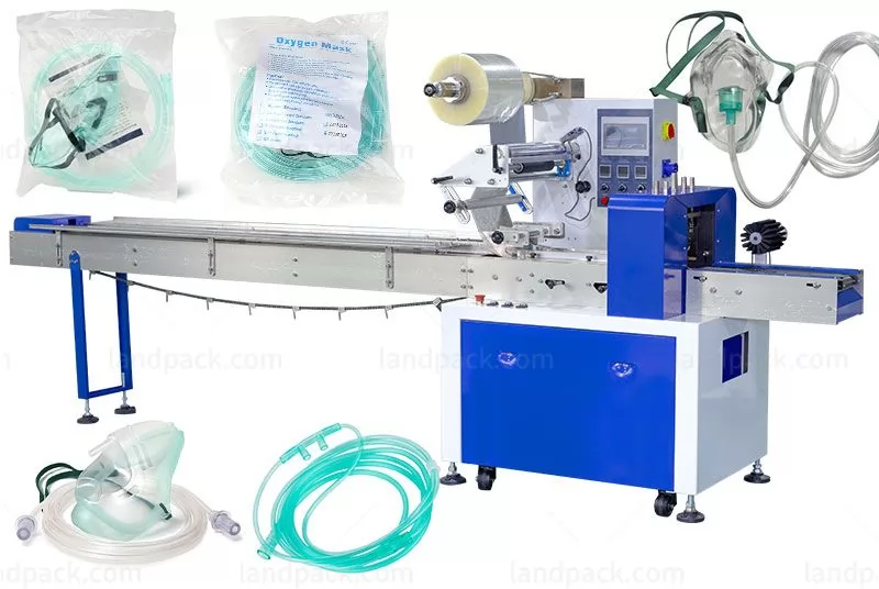 Automatic Pharma Mask Horizontal Flow Wrapping Packing Machine