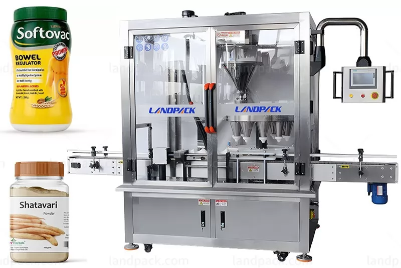 High Accuracy Pharmaceutical Powder Little Bottle Rotary Filling Capping Machine Packing Machine