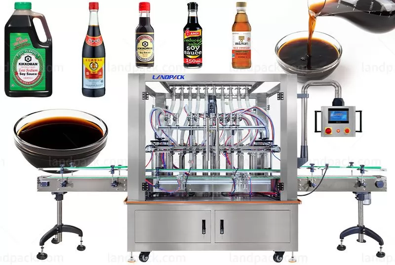 Automatic Quantitative Vinegar Soy Sauce Bottle Filling Machine