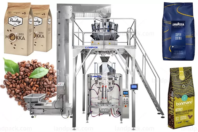 Automatic Coffee Beans Vertical Form Fill Seal Packing Machine