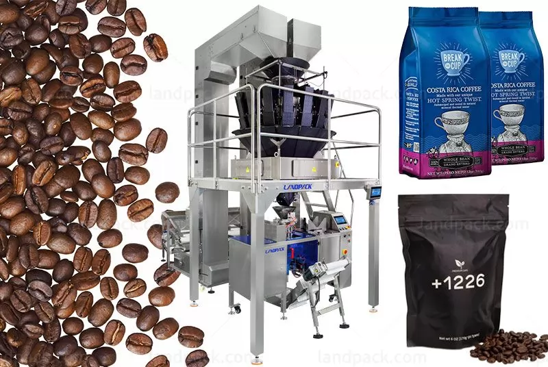 Automatic Coffee Bean Mini Doypack Premade Zipper Pouch Packing Machine