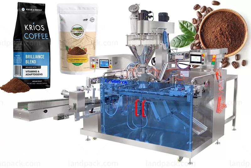 Automatic Horizontal Premade Zipper Bag Pouch Doypack Coffee Powder Packaging Machine