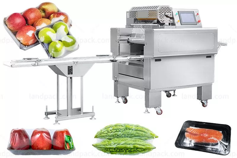 Automatic Cling Film Food Wrapping Machine For Fruit Vegetable And Meat Etc