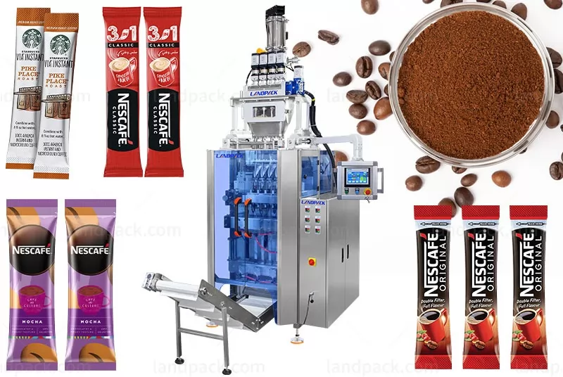 Multi Lane 3 in 1 Coffee Powder Protein Powder Stick Packing Machine