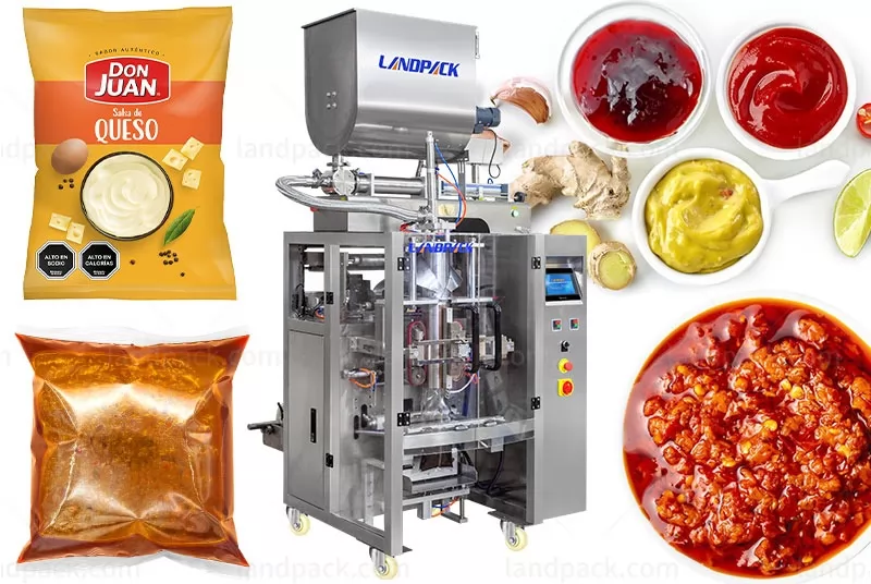 Automatic Chili Sauce Bag Form Filling Packaging Machine