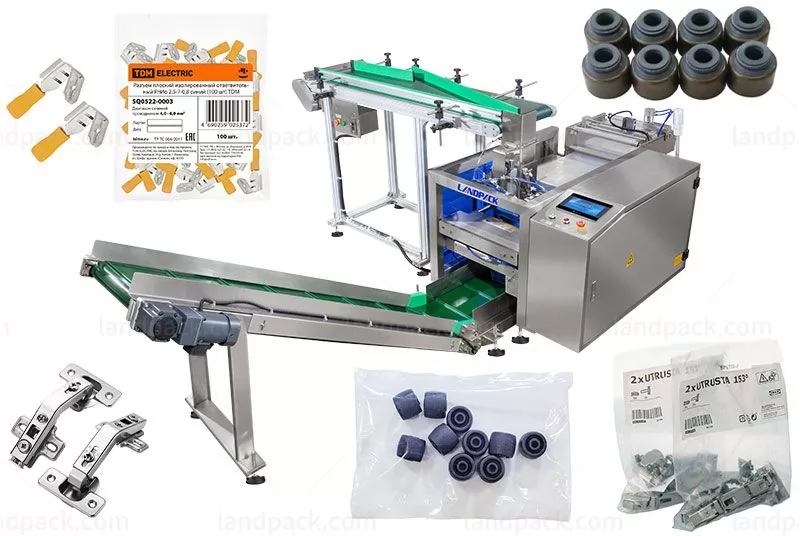 Automatic Plastic Fittings Furniture Hardware Film Packaging Machine