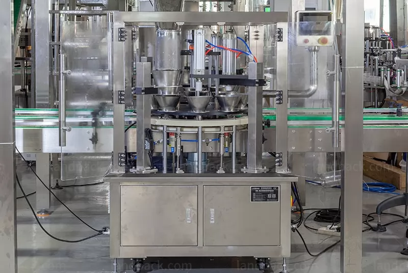 filling capping and labeling machine